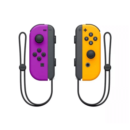  จอยเกมไร้สาย Nintendo Switch Joy Controller สีม่วง/ส้ม
